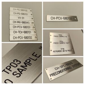 Stainless Steel Tag Plates, Name Plates & Ex Plates